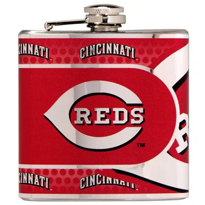 Cincinnati Reds 6oz. Stainless Steel Hip Flask - Silver