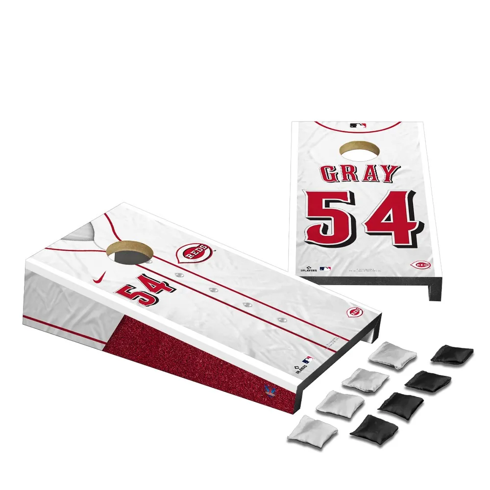 Lids Sonny Gray Cincinnati Reds Jersey Design Desktop Cornhole Game Set