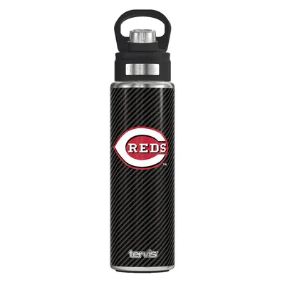 Cincinnati Reds Tervis 24oz. Carbon Fiber Wide Mouth Bottle