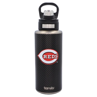 Tervis Cincinnati Reds 32oz. Carbon Fiber Wide Mouth Bottle