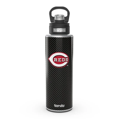 Tervis Cincinnati Rouges 40oz. Bouteille d'eau à large goulot en fibre de carbone