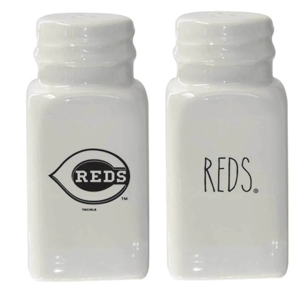 The Memory Company Cincinnati Reds Farmhouse Salt & Pepper Shaker Set