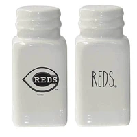 The Memory Company Cincinnati Reds Farmhouse Salt & Pepper Shaker Set