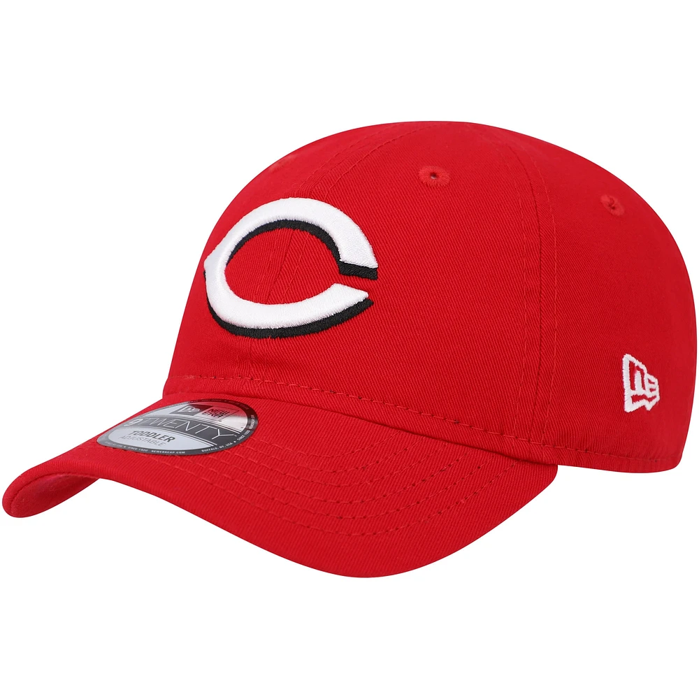 Casquette ajustable 9TWENTY Red Cincinnati Reds Team New Era pour tout-petit