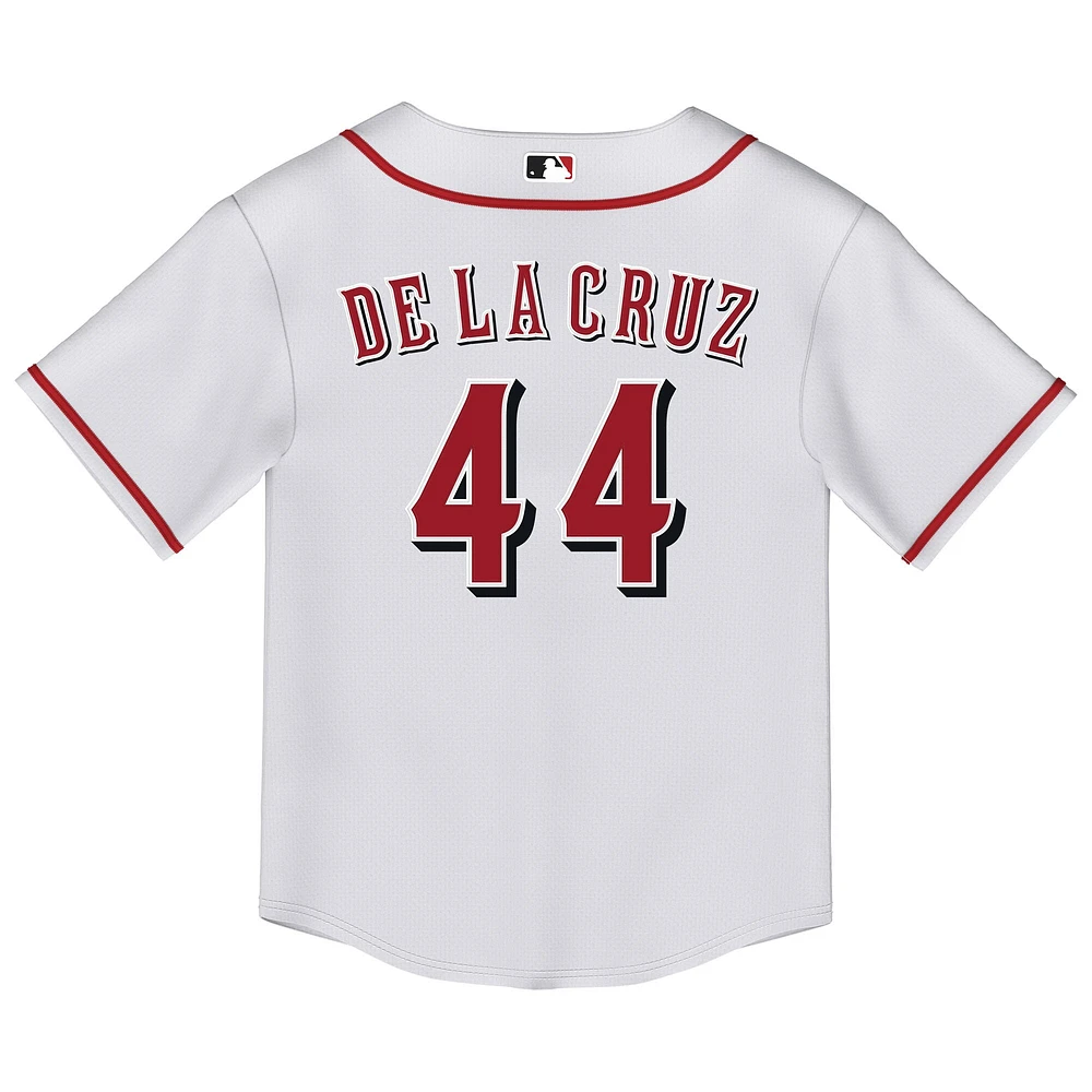 Toddler Nike Elly De La Cruz White Cincinnati Reds Replica 2.0 Player Jersey