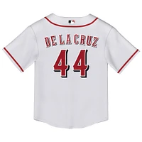 Toddler Nike Elly De La Cruz White Cincinnati Reds Replica 2.0 Player Jersey
