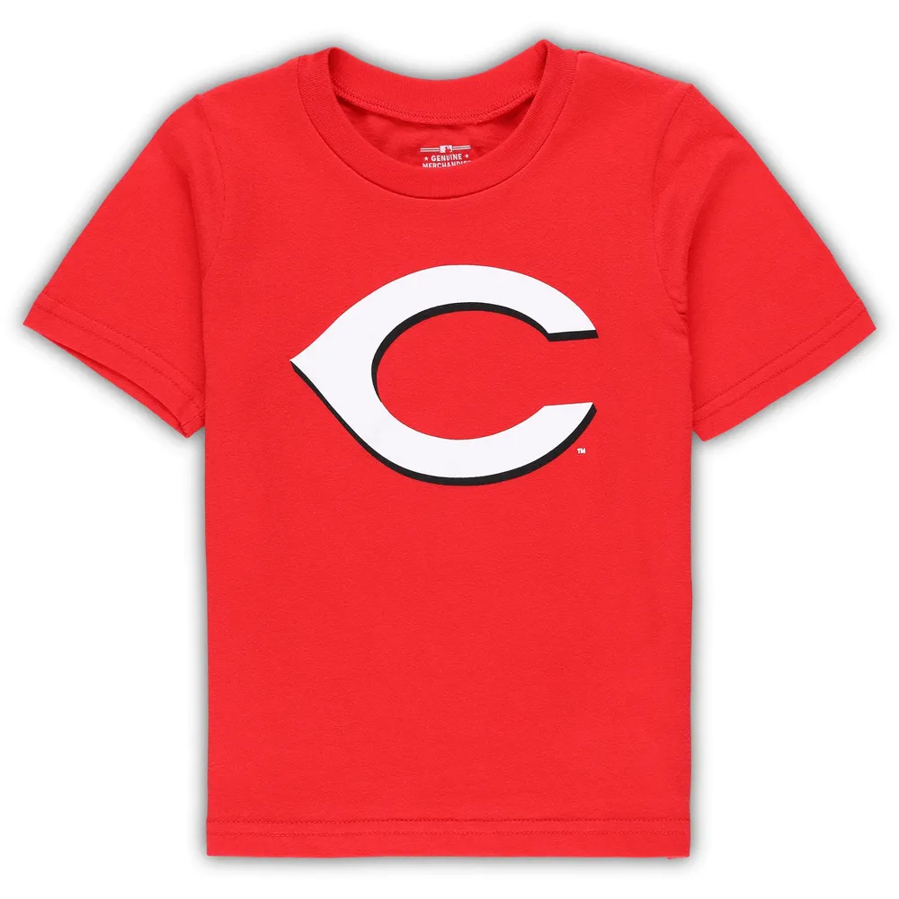 Women's Red Cincinnati Reds Cropped Long Sleeve T-Shirt