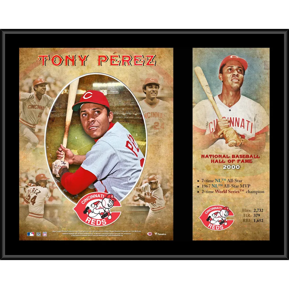 TONY PEREZ - HALL OF FAME - 1st Baseman - From The Cincinnati Reds