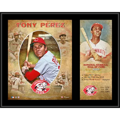 Tony Perez Women's Cincinnati Reds Home Jersey - White Authentic