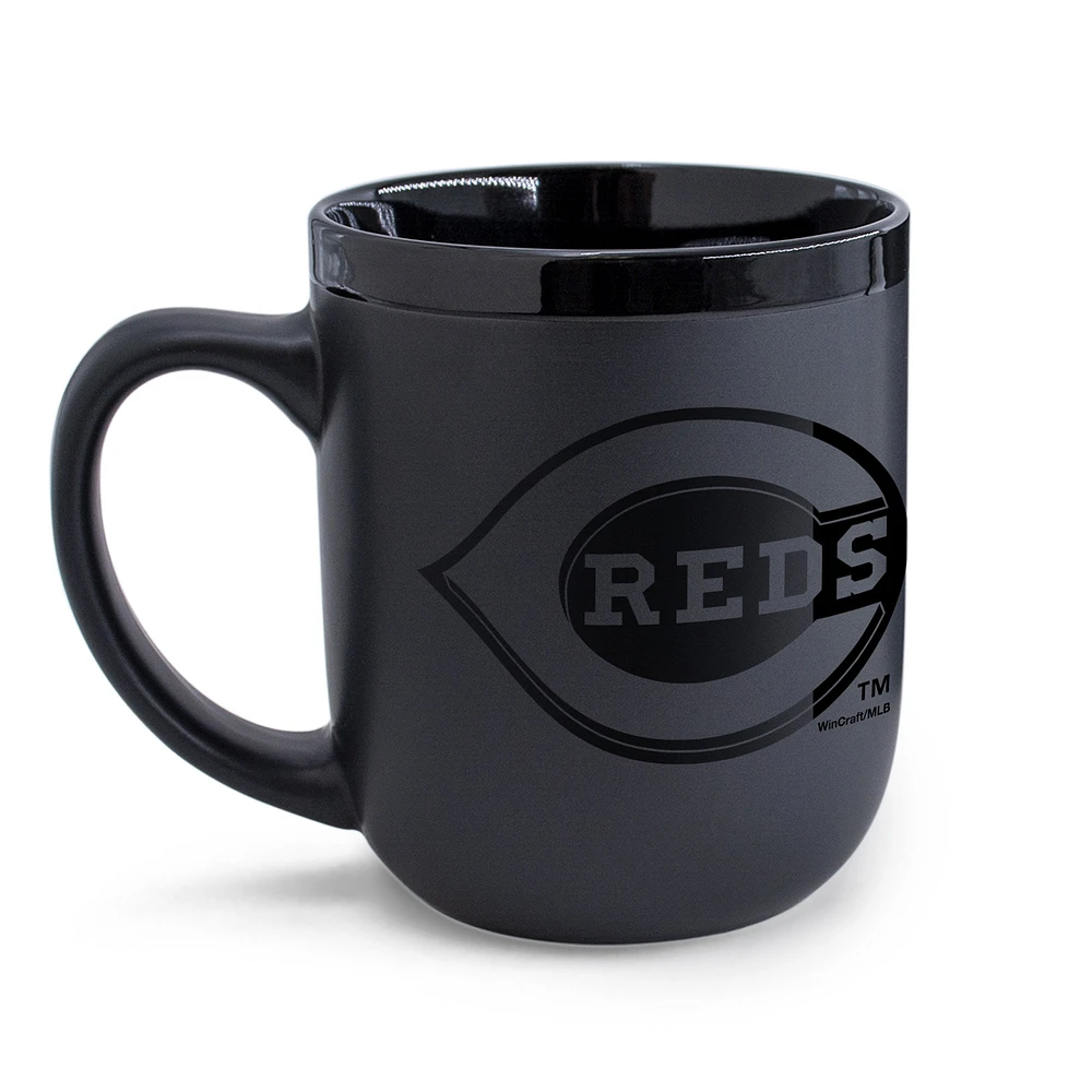 WinCraft Cincinnati Reds 17oz. Black Tonal Mug