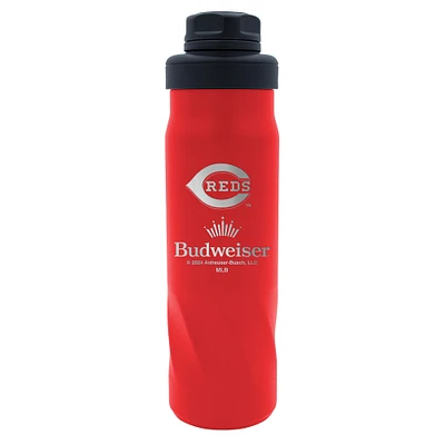 WinCraft  Cincinnati Reds 2024 MLB x Budweiser 20oz. Morgan Water Bottle