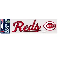 Décalcomanie WinCraft Cincinnati Reds 3" x 10" Perfect Cut - Rouge