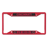 Cadre de plaque d'immatriculation couleur chrome WinCraft Cincinnati Reds