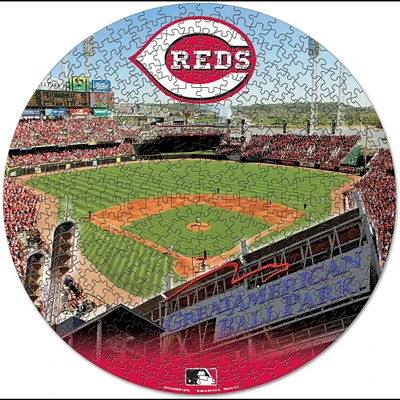 WinCraft Cincinnati Reds Round 500-Piece Puzzle