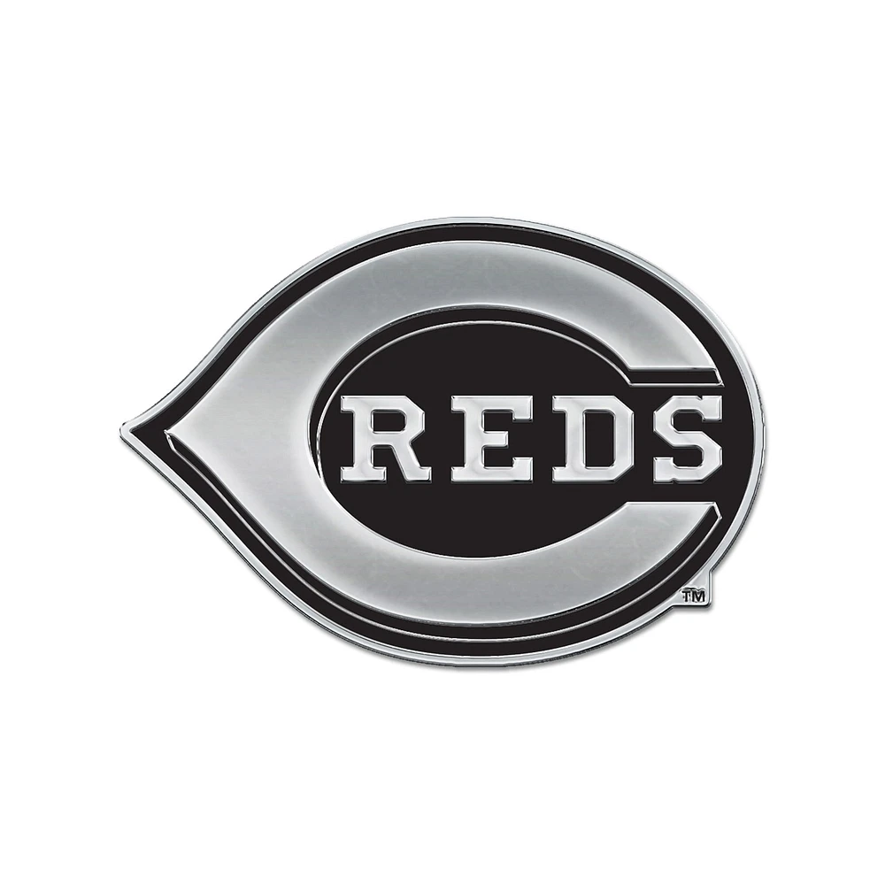 Emblème de voiture WinCraft Cincinnati Reds Team Chrome