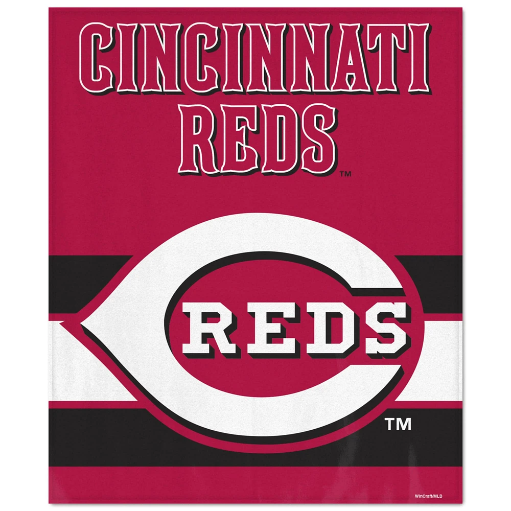 Couverture ultra moelleuse WinCraft Cincinnati Reds 50" x 60"