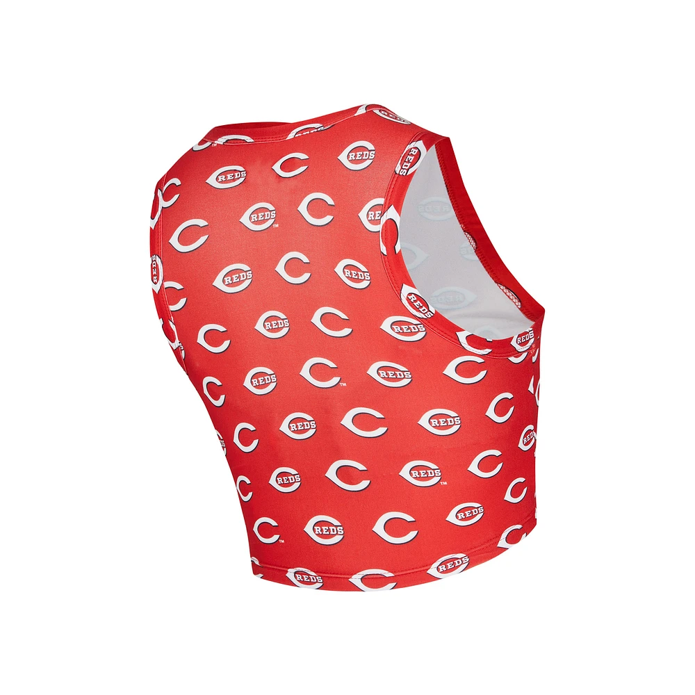 Ensemble débardeur et jupe-short en tricot Concepts Sport Red Cincinnati Reds pour femmes