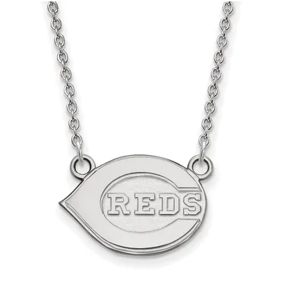 Cincinnati Reds Women's Small Logo Sterling Silver Pendant Necklace