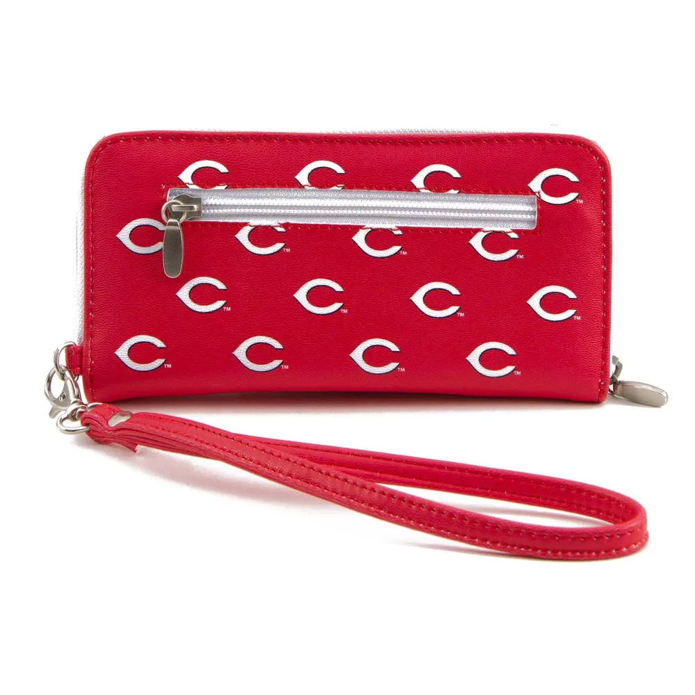 Women's Cincinnati Reds Zip-Around Wristlet Wallet