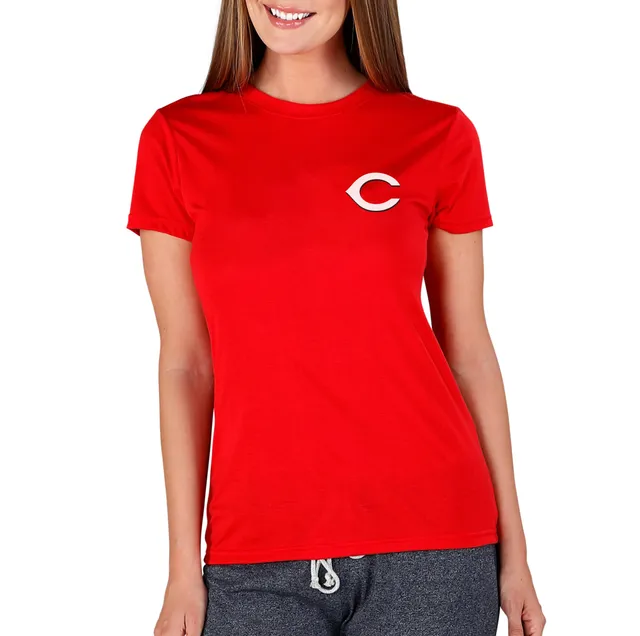 Cincinnati Reds Fanatics Branded Women's Iconic Diva T-Shirt - Red