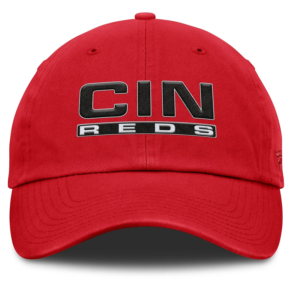 Women's Fanatics Red Cincinnati Reds Fly Out Adjustable Hat