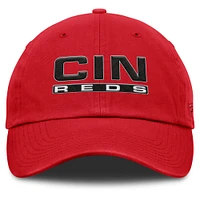 Women's Fanatics Red Cincinnati Reds Fly Out Adjustable Hat