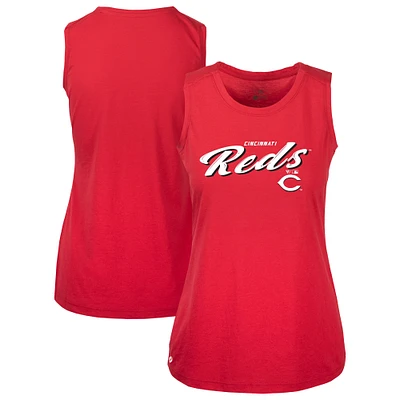 Women's Levelwear Red Cincinnati Reds Accolade Macy Prospect Tank Top