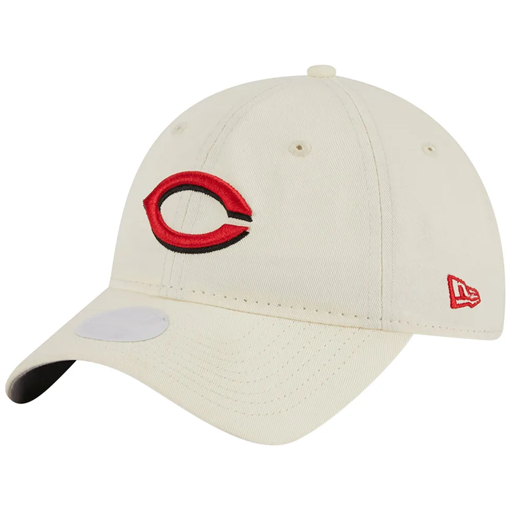 Cincinnati Reds New Era Women's Chrome Core Classic 9TWENTY Adjustable Hat  - Cream