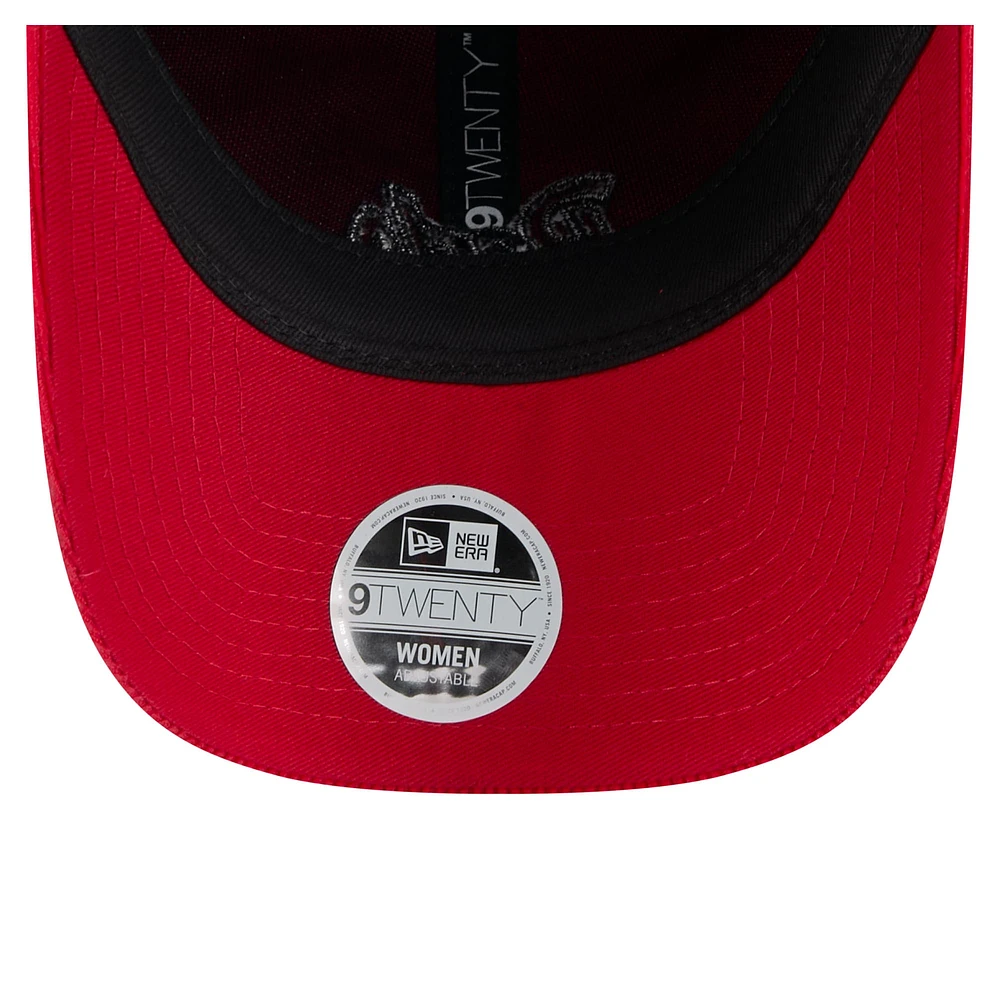Women's New Era Red Cincinnati Reds Corduroy 9TWENTY Adjustable Hat