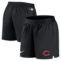 Short Nike Cincinnati Reds Authentic Collection Team Performance pour femme - Noir