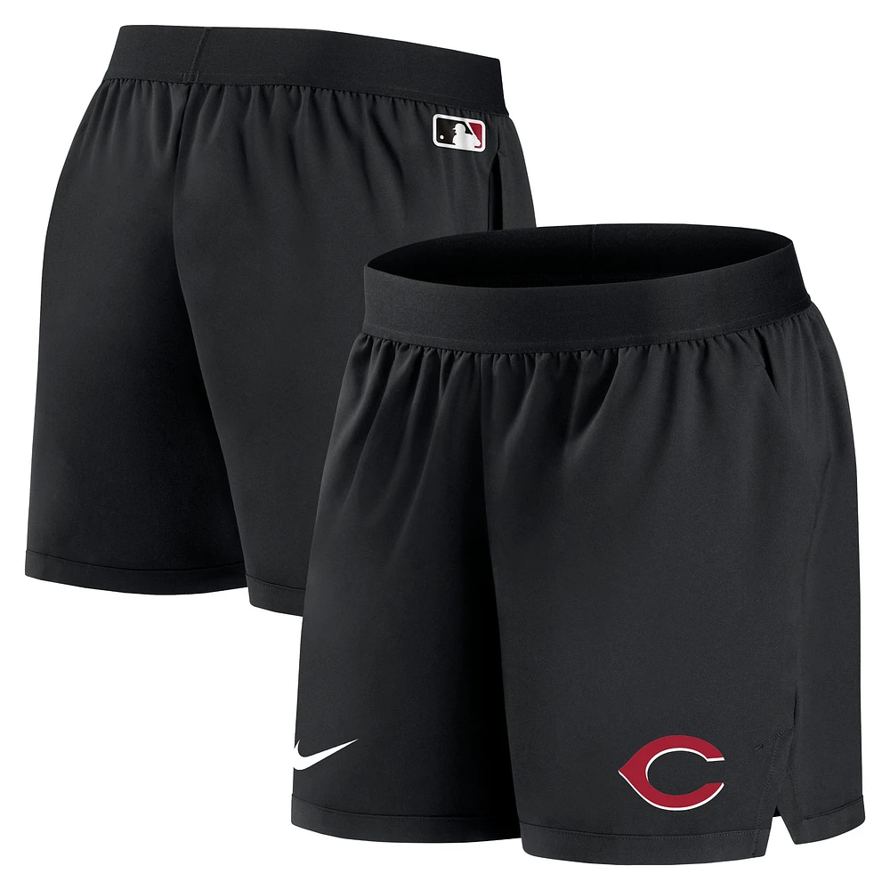 Women's Nike Black Cincinnati Reds Authentic Collection Team Performance Shorts