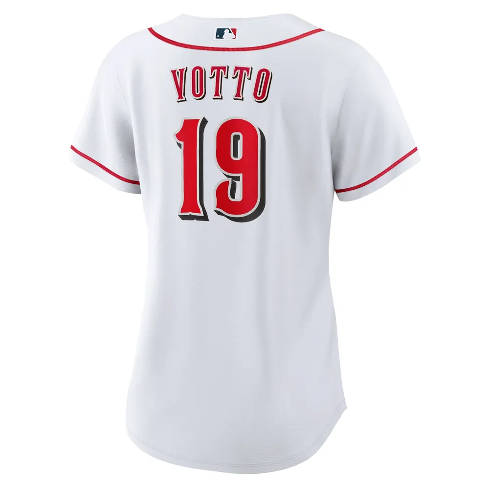 Nike Women's Joey votto White Cincinnati Reds Home Replica Player Jersey