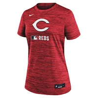 Women's Nike  Red Cincinnati Reds Authentic Collection Velocity Performance T-Shirt