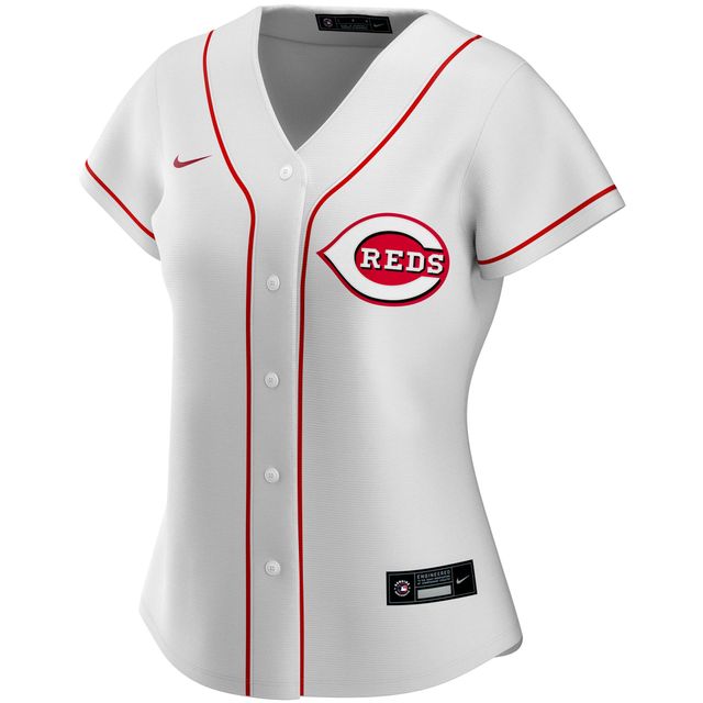 Réplique de l'équipe blanche des Reds Cincinnati à domicile Nike pour femmes - Maillot