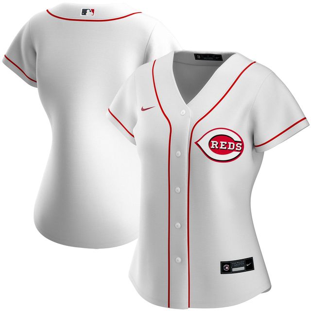 Réplique de l'équipe blanche des Reds Cincinnati à domicile Nike pour femmes - Maillot