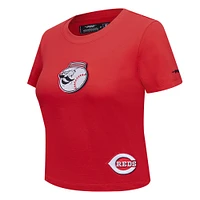 Women's Pro Standard Red Cincinnati Reds Game Day Classics Baby Doll T-Shirt