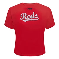 Women's Pro Standard Red Cincinnati Reds Game Day Classics Baby Doll T-Shirt