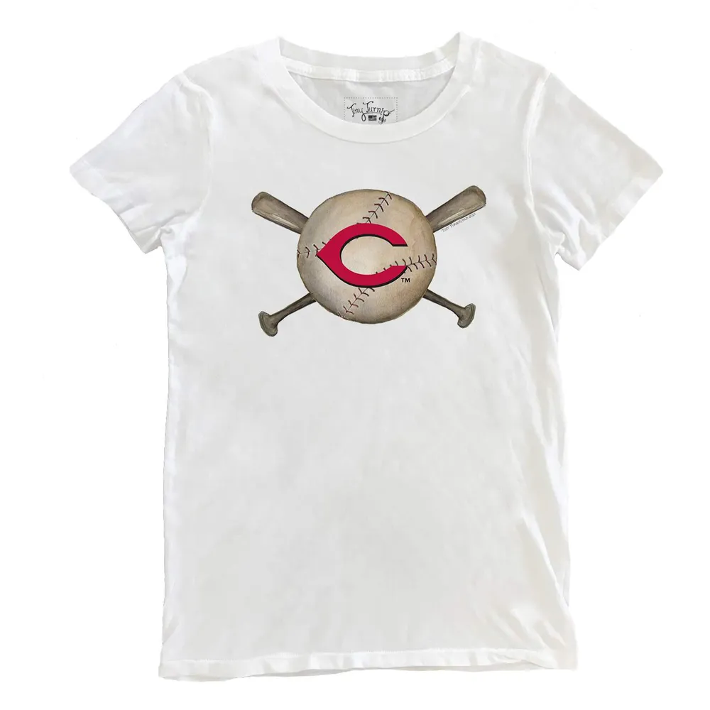 Lids Cincinnati Reds Tiny Turnip Youth Baseball Tear T-Shirt - White