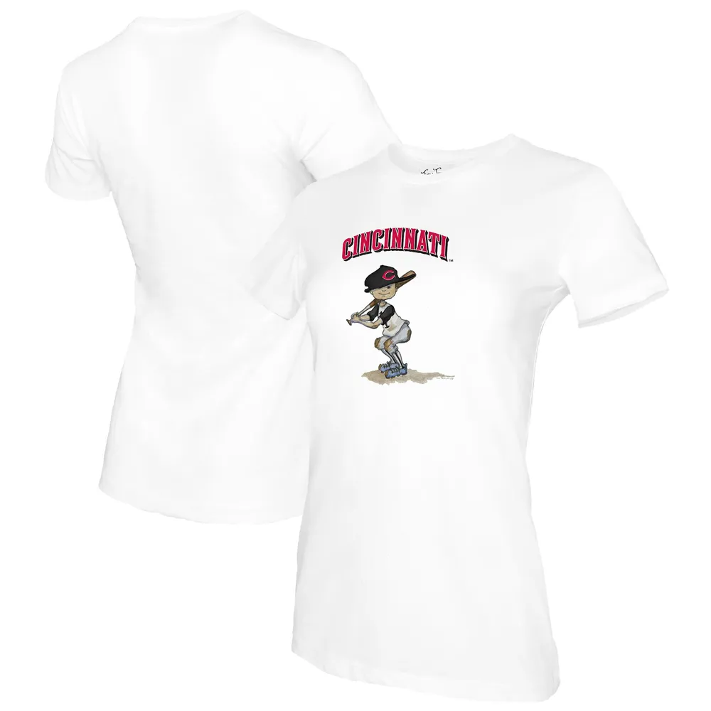 Lids Cincinnati Reds Tiny Turnip Women's Slugger T-Shirt - White