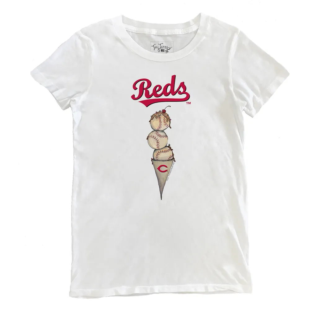 Cincinnati Reds Tiny Turnip Infant Shark T-Shirt - Red