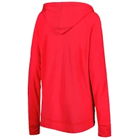 Chandail à capuchon raglan d'avant-match Touch Red Cincinnati Reds pour femme