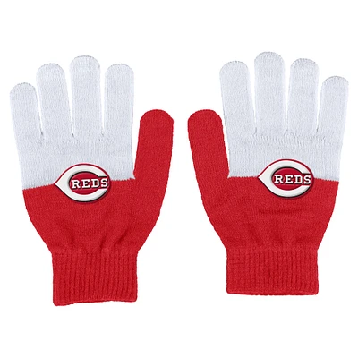 Women's WEAR by Erin Andrews Cincinnati Reds Color-Block Gloves