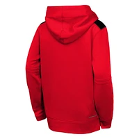 Youth Nike  Red Cincinnati Reds Authentic Collection Performance Pullover Hoodie