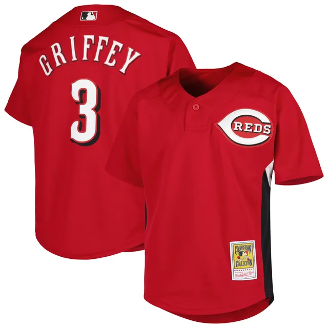 Men's Mitchell & Ness Ken Griffey Jr. Royal Seattle Mariners Big & Tall  Cooperstown Collection Mesh Batting Practice Jersey