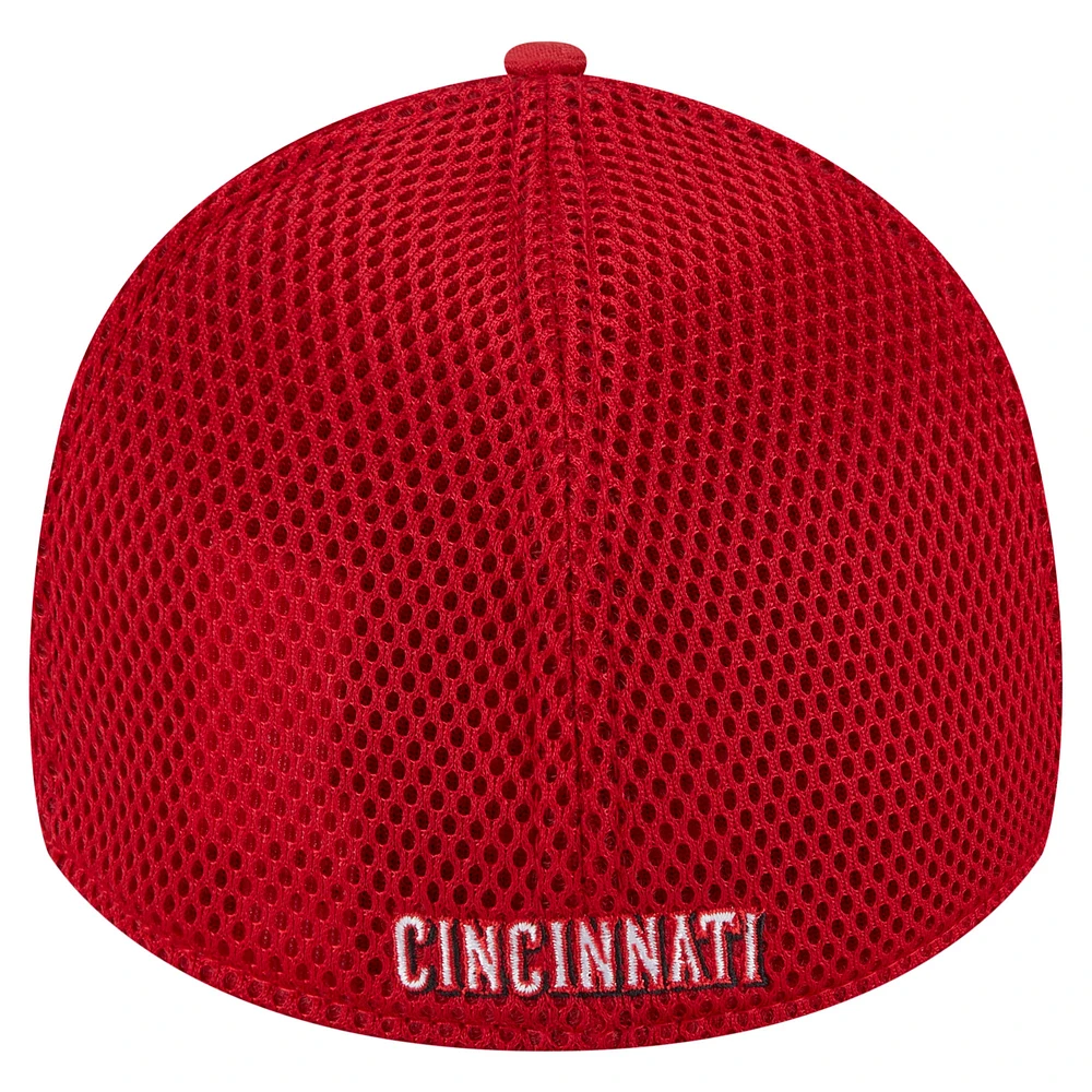 Youth New Era Red Cincinnati Reds Camo 39THIRTY Flex Hat