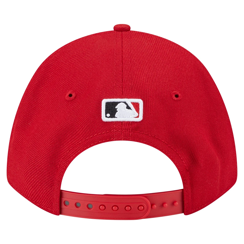 Youth New Era  Red Cincinnati Reds  Player Replica 9FORTY Adjustable Hat