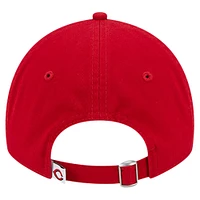 Youth New Era Red Cincinnati Reds Team Color 9TWENTY Adjustable Hat