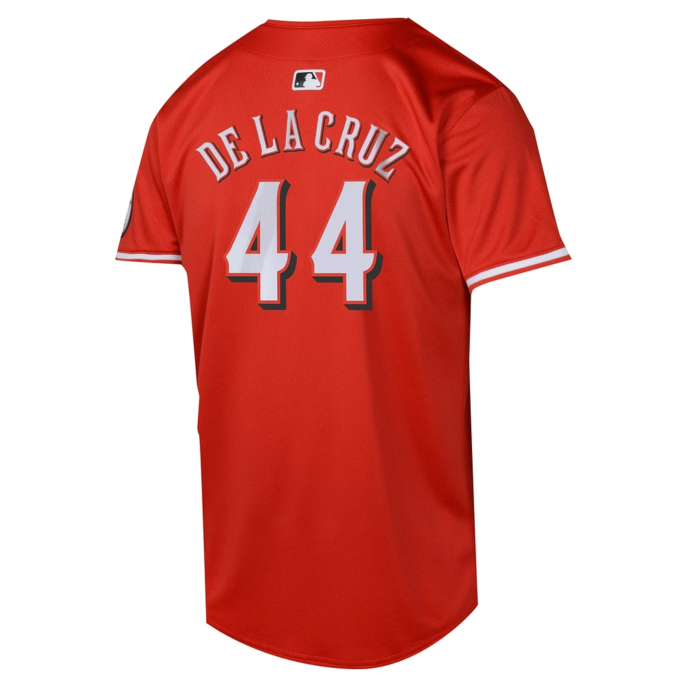 Youth Nike Elly De La Cruz Red Cincinnati Reds Alternate Limited Player Jersey