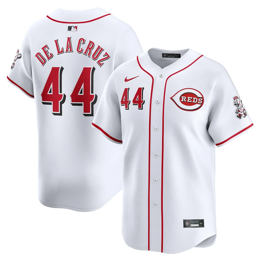 Youth Nike Elly De La Cruz White Cincinnati Reds Home Limited Player Jersey