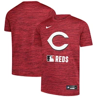 Youth Nike Red Cincinnati Reds Authentic Collection Velocity Performance T-Shirt